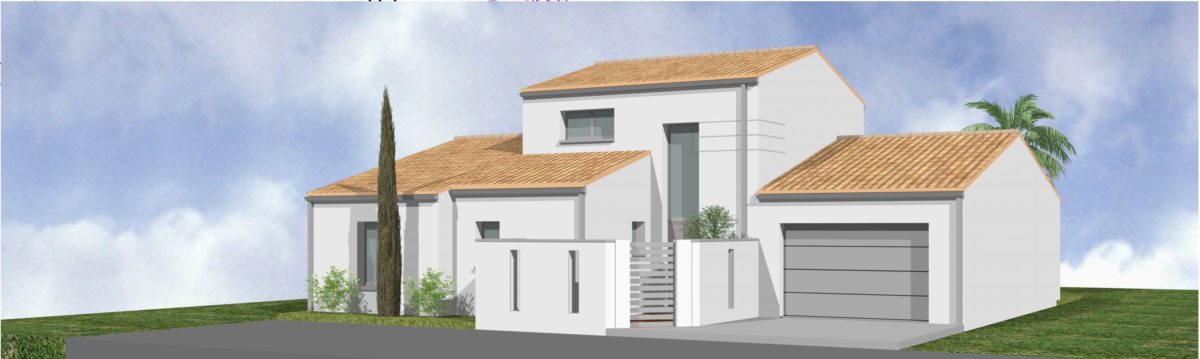 Maison neuve - 3D - LES SABLES D'OLONNE - 85 Vendée